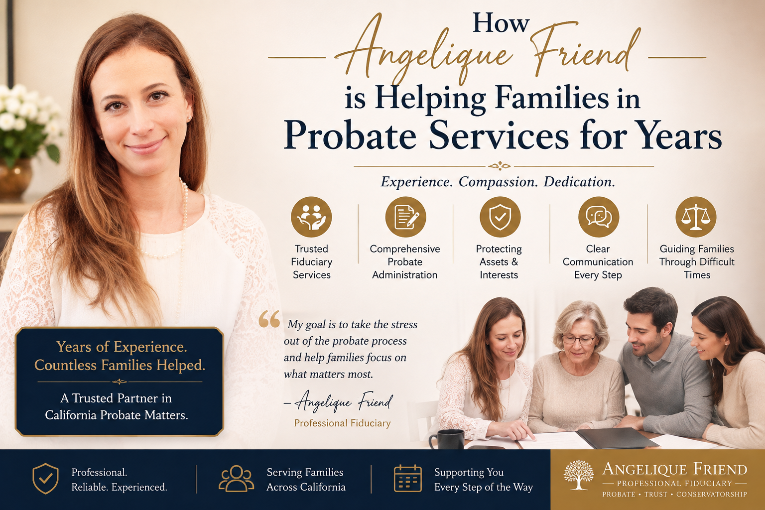 Angelique friend helping families